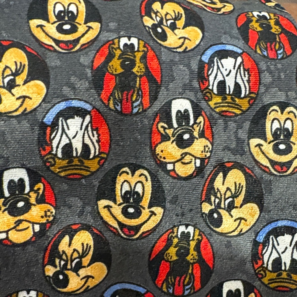 Disney Black and Yellow Character Tie - Picture 3 of 4